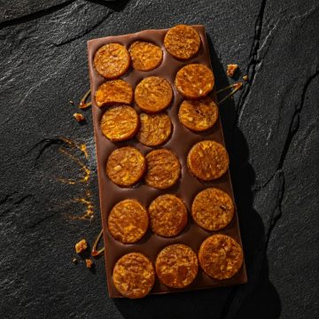 Zartbitterschokolade mit Nougat Zartbitterschokolade mit Nougat